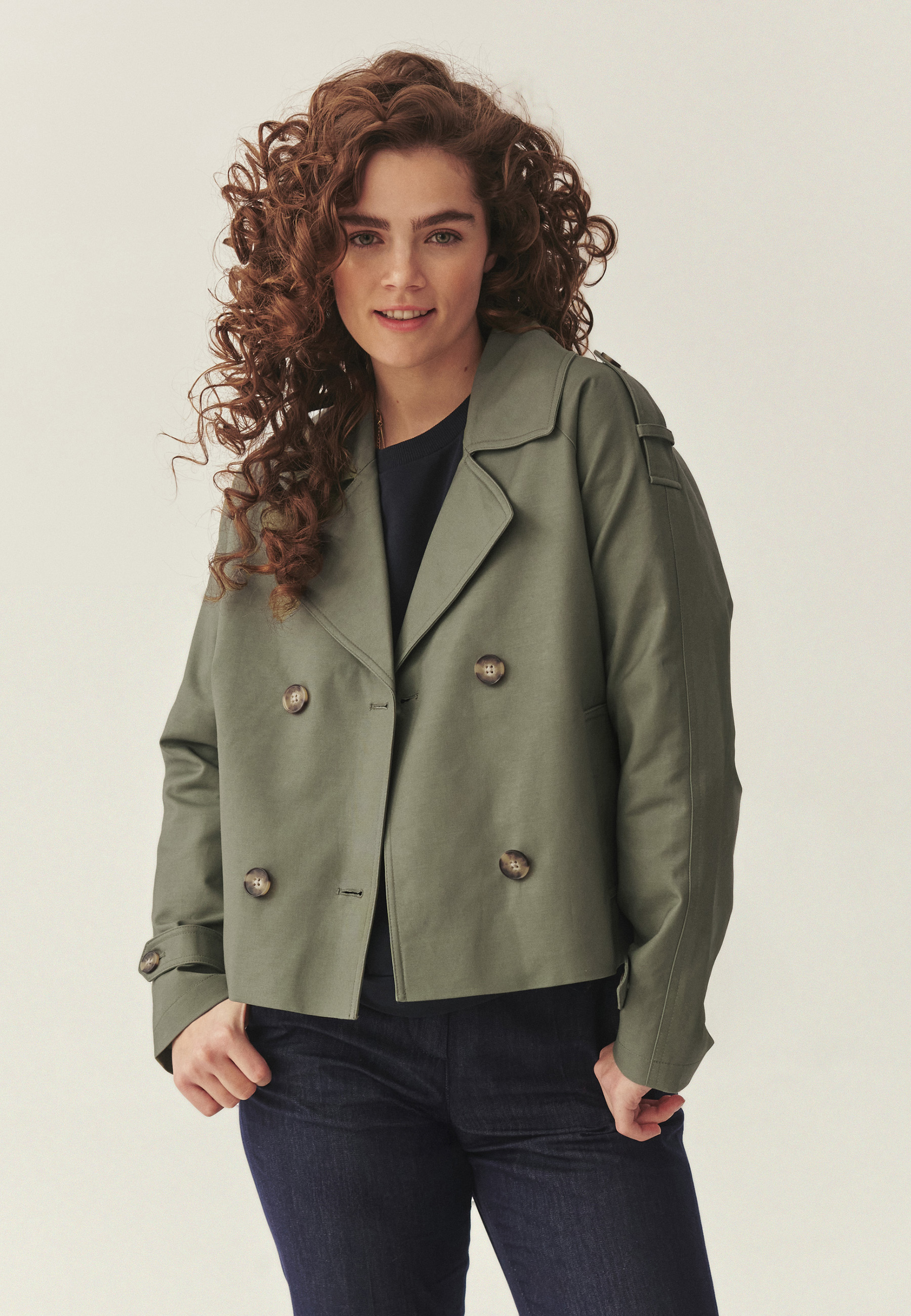 TKANINOWA KURTKA - SERKENI 1 ZIELONY 2