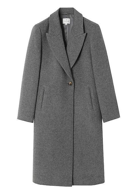 ELEGANT WOOL COAT - SONIA 1 GREY 2