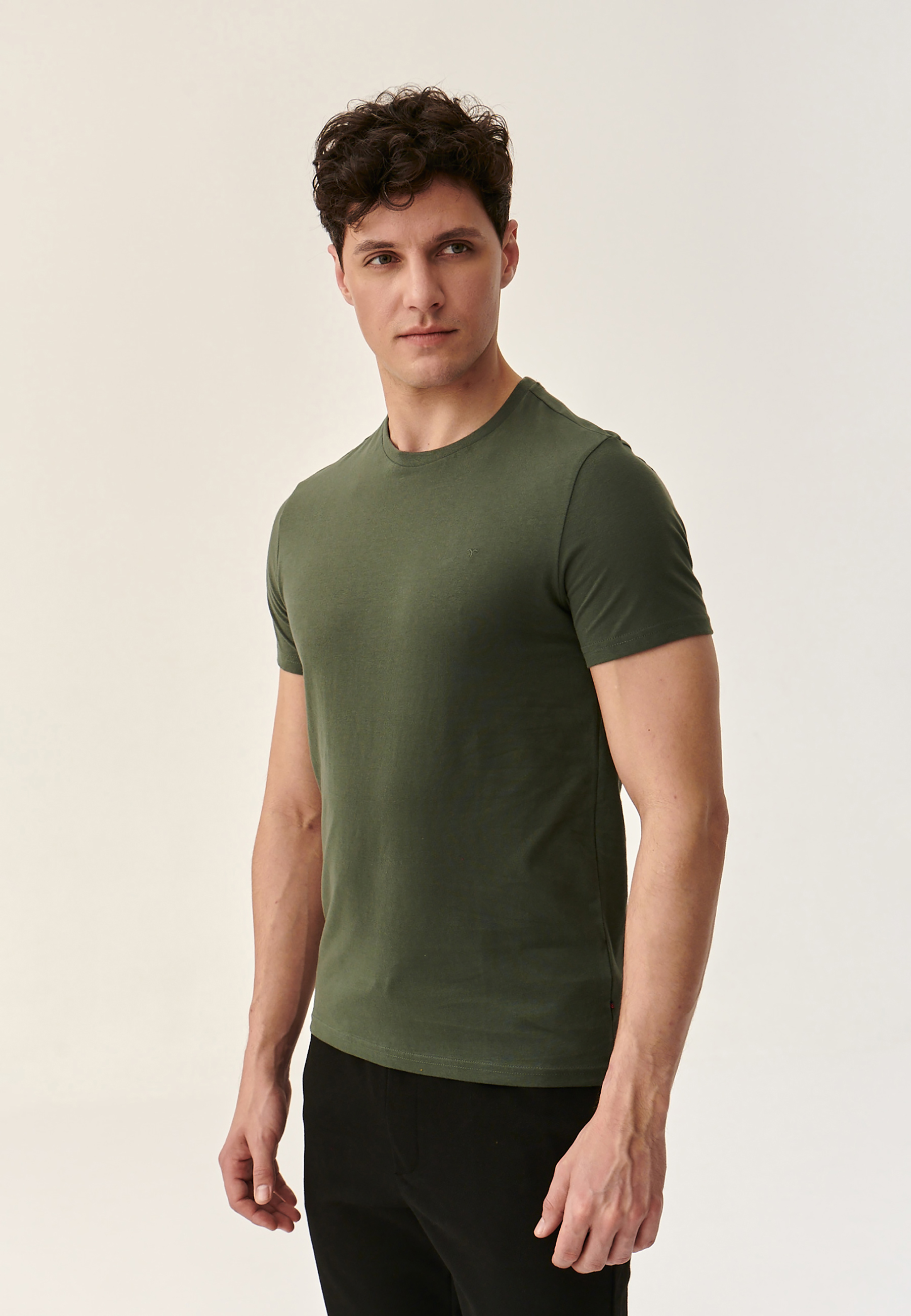 KLASYCZNY T-SHIRT MĘSKI MILIN