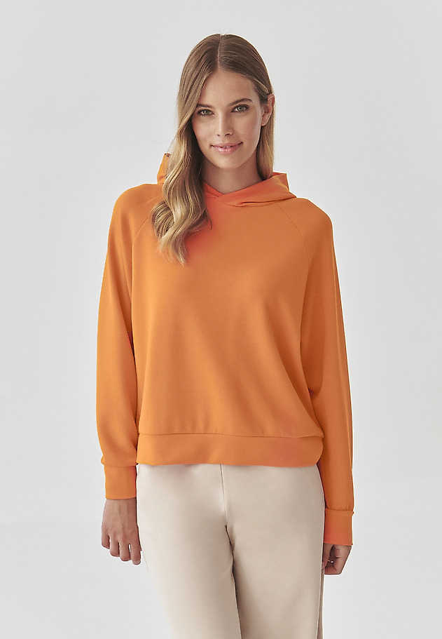 HÖLGYEK RAGLAN KAPUCNIS FELIRAT - VIOLETTA HÖLGYEK RAGLAN KAPUCNIS FELIRAT - VIOLETTA NARANCSSÁRGA 3