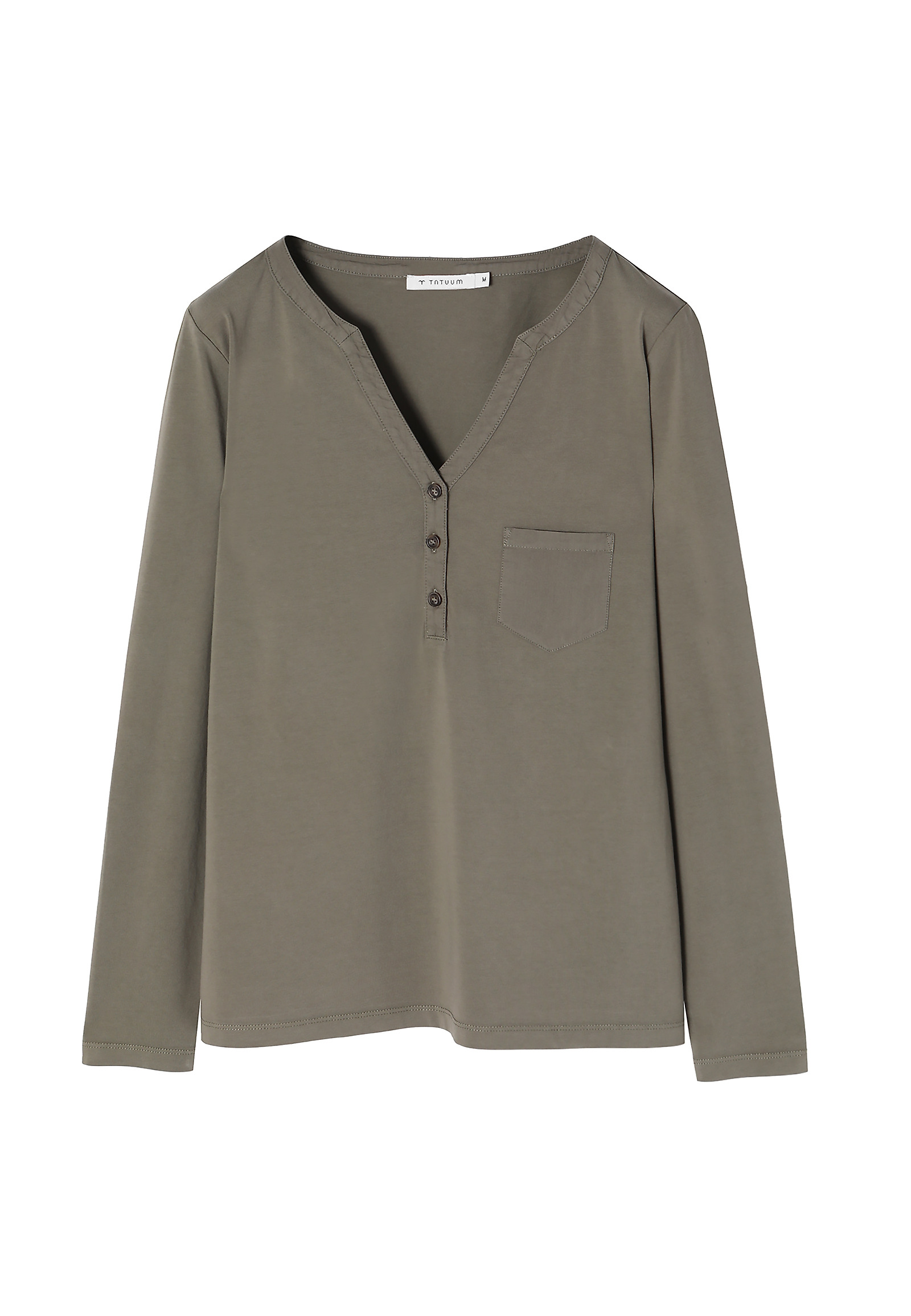 HÖLGYBLOUSE DÍSZÍTETT MINI ZSEB MELLETT ASTRID HÖLGYBLOUSE DÍSZÍTETT MINI ZSEB MELLETT ASTRID KHAKI 94212