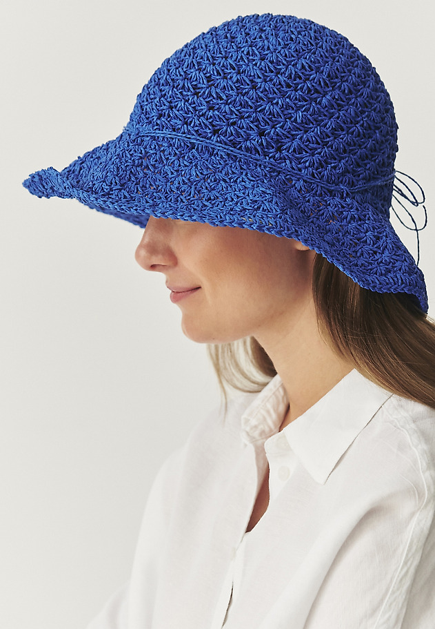 PLAID HAT - WOKIA 1 PLAID HAT - WOKIA 1 ALBASTRU 3