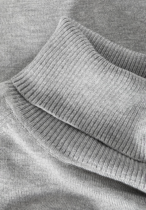 CLASSIC LADIES' TURTLENECK SWEATER - NEKOKI GREY 2