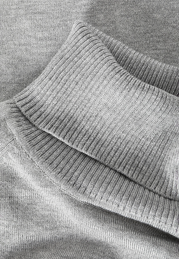 CLASSIC LADIES' TURTLENECK SWEATER - NEKOKI CLASSIC LADIES' TURTLENECK SWEATER - NEKOKI SZARY 6