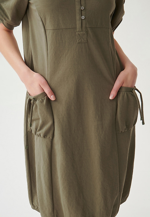dámske šaty úpletové LINIA dámske šaty úpletové LINIA KHAKI 5