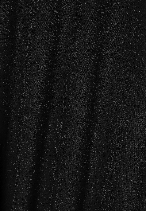 KNITTED SKIRT WITH METALLISED YARN — LUMINA BLACK 2