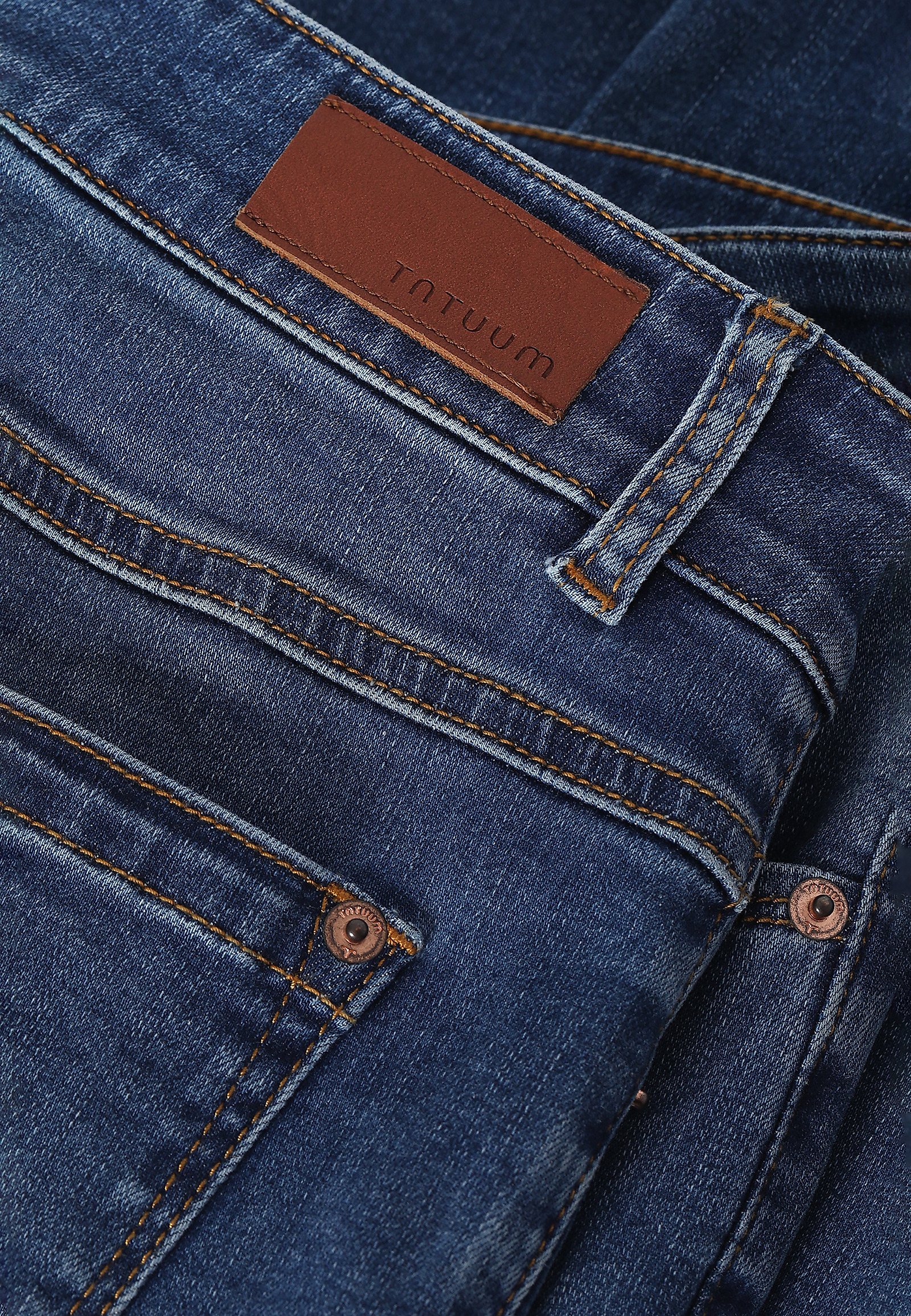 dámské kalhoty denim OWI dámské kalhoty denim OWI MODRÁ 90536
