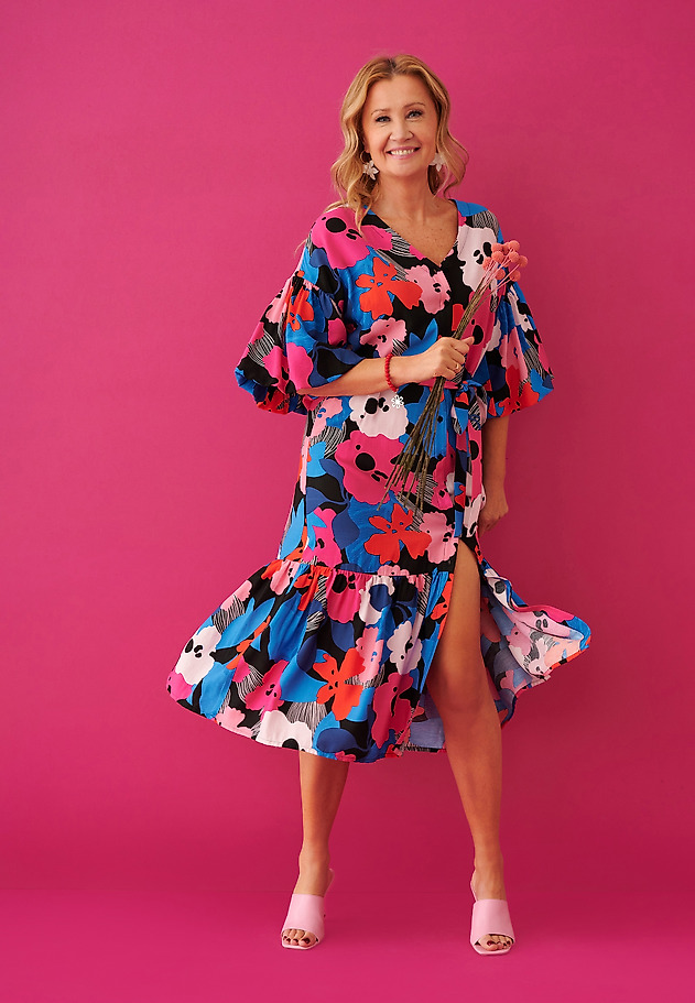 LADIES' PRINTED DRESS CLOTI LADIES' PRINTED DRESS CLOTI MULTIKOLOR 1