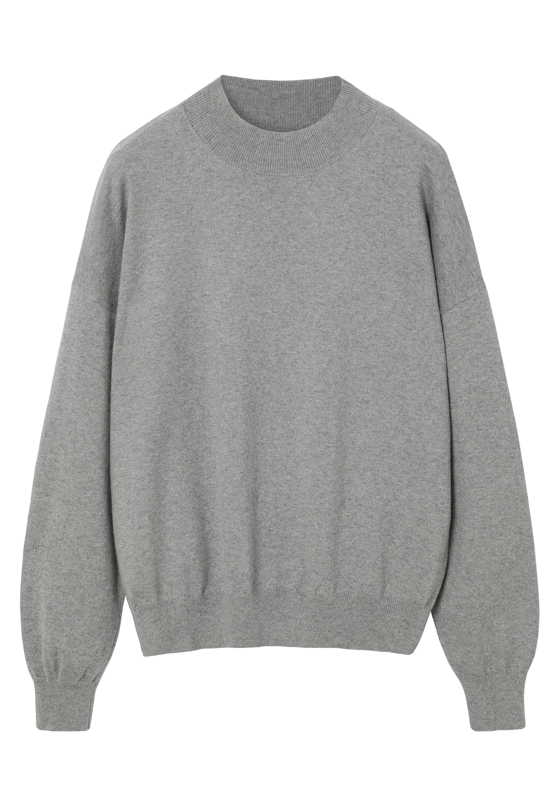 CASUALOWY SWETER Z WEŁNĄ - NAWI SZARY 2