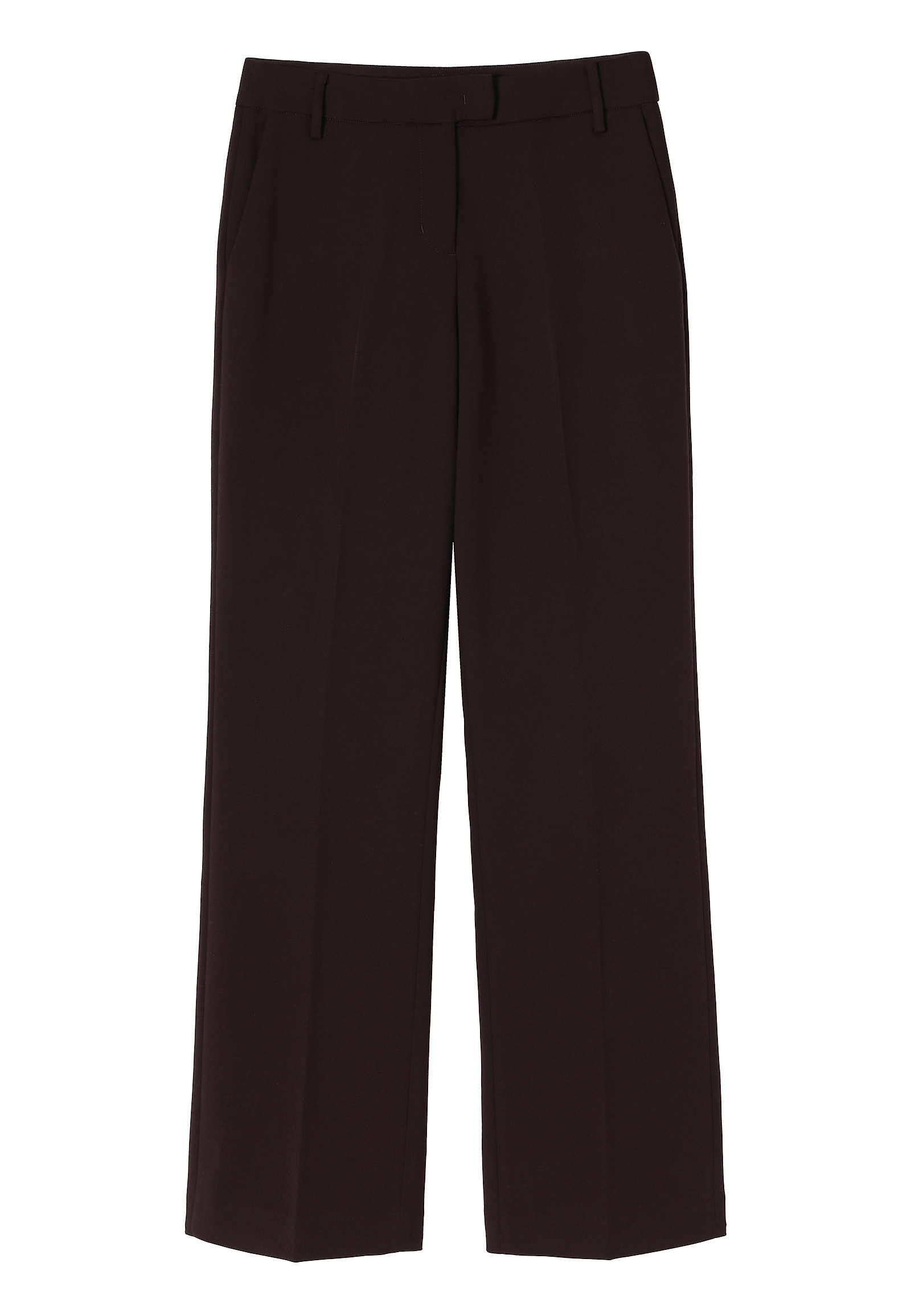 DARK CHOCOLATE SUIT TROUSERS - LAURANIA DARK CHOCOLATE SUIT TROUSERS - LAURANIA BROWN 116605