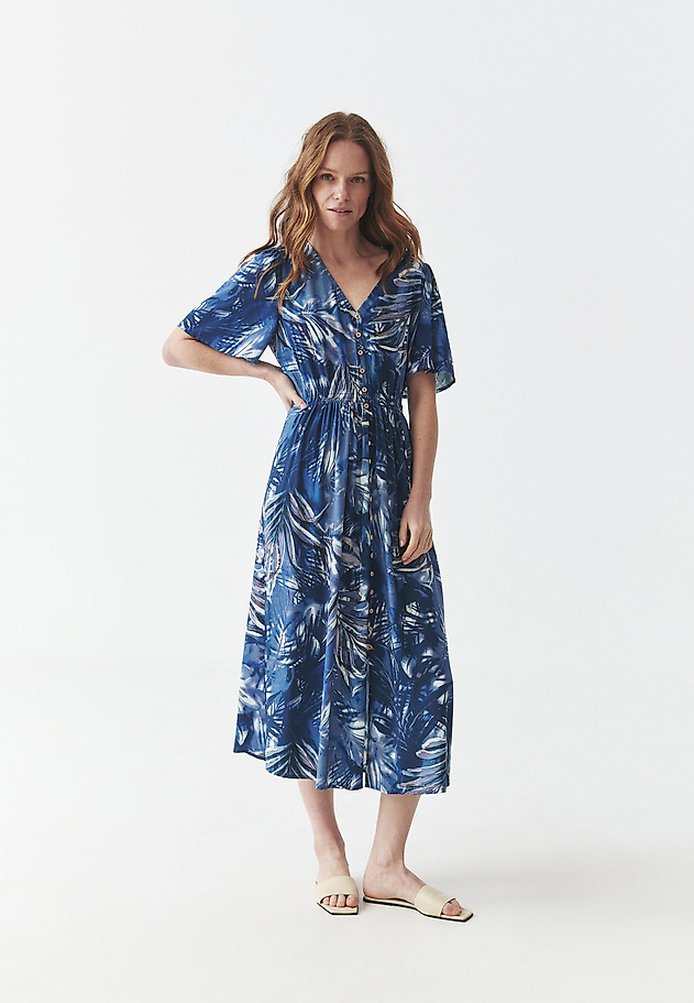VISCOSE MIDI DRESS - DETTA VISCOSE MIDI DRESS - DETTA MULTIKOLOR 6