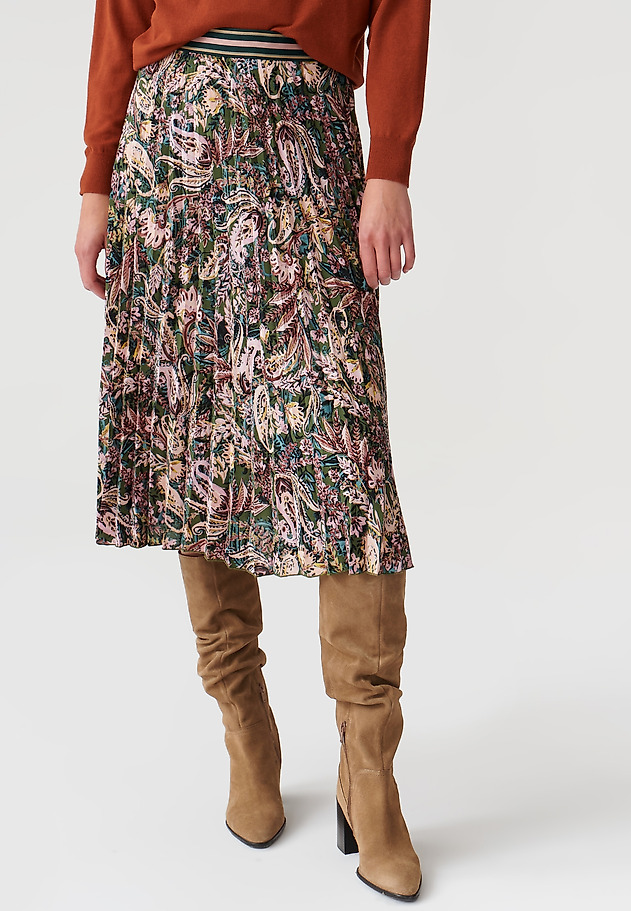 LADIES’ PATTERNED PLEATED SKIRT RIDIO LADIES’ PATTERNED PLEATED SKIRT RIDIO MULTIKOLOR 2
