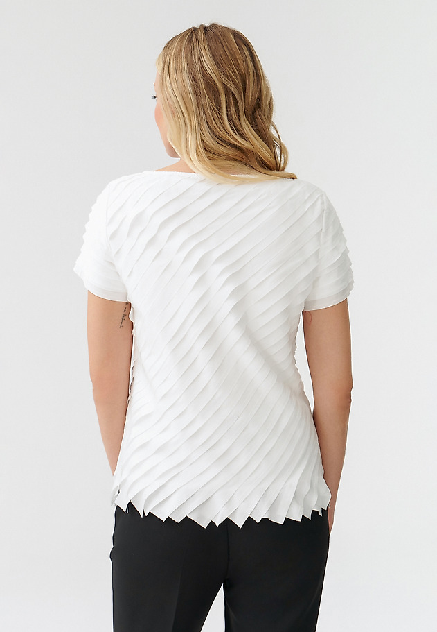 ELEGANTNA ŽENSKA BLUZA S KRATKIMI ROKAVI NAKO ELEGANTNA ŽENSKA BLUZA S KRATKIMI ROKAVI NAKO ECRU 4