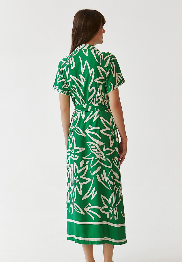 LADIES’ PATTERNED WRAP DRESS - ZERWI LADIES’ PATTERNED WRAP DRESS - ZERWI MULTIKOLOR 2