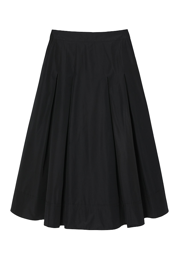 TAFFETA FLARED SKIRT — TAFTIKO TAFFETA FLARED SKIRT — TAFTIKO CZARNY 6