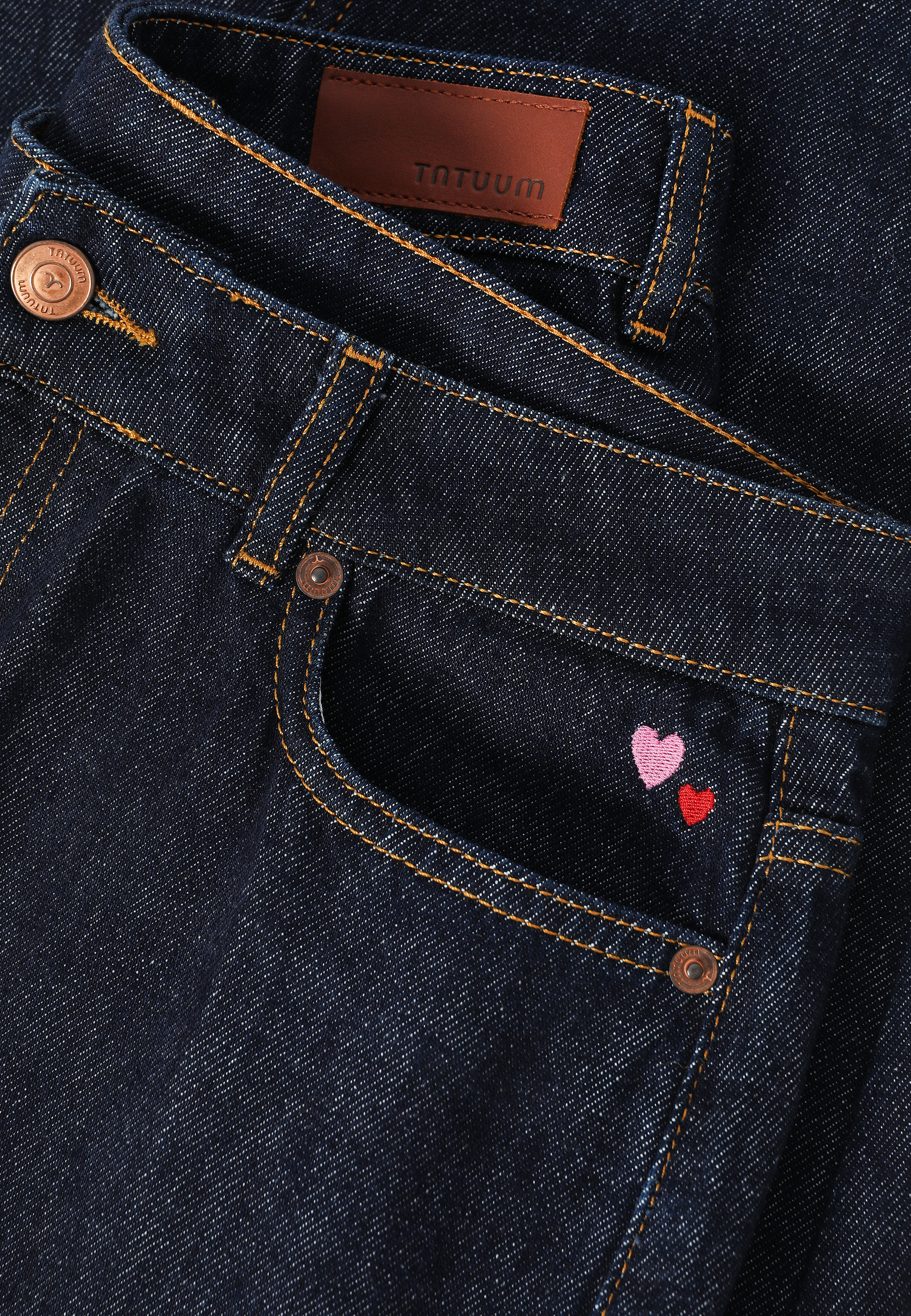 DENIMOWE SPODNIE MOM FIT - AURA