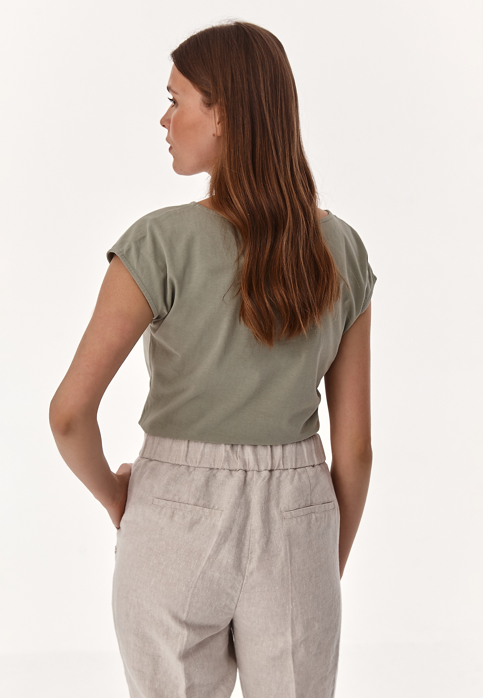 T-SHIRT DAMSKI AMANDA 4 T-SHIRT DAMSKI AMANDA 4 KHAKI 78763