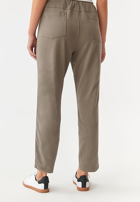 NŐI NADRÁG TAPERED LEGGEL SAZIRI KHAKI 2