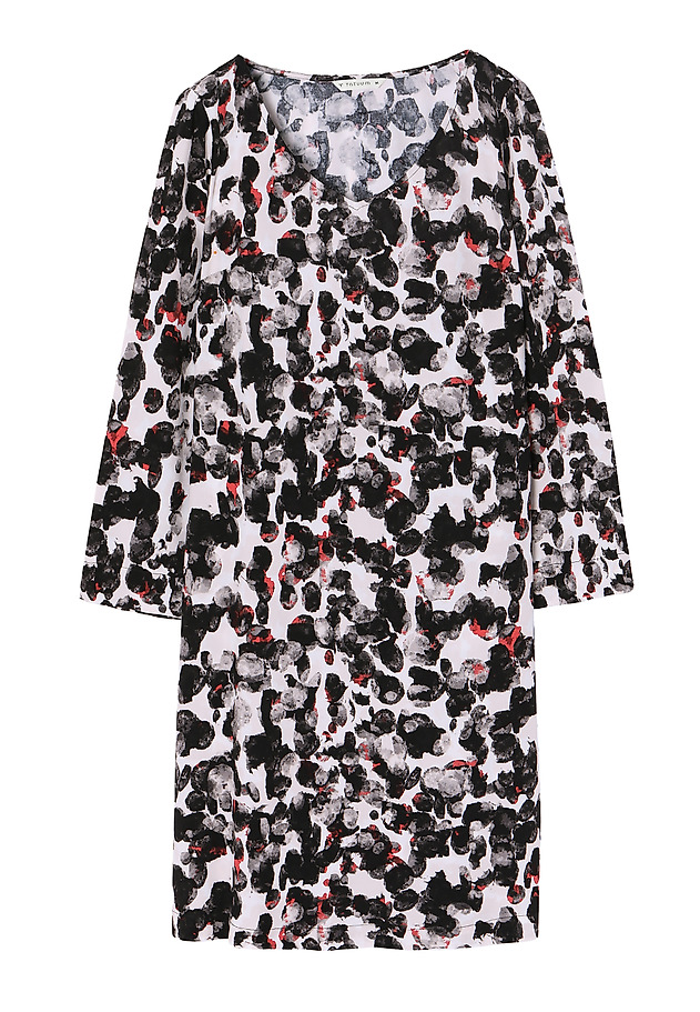 SHORT DRESS WITH WATERCOLOR PRINT MIRI SHORT DRESS WITH WATERCOLOR PRINT MIRI MULTICOLOR 5