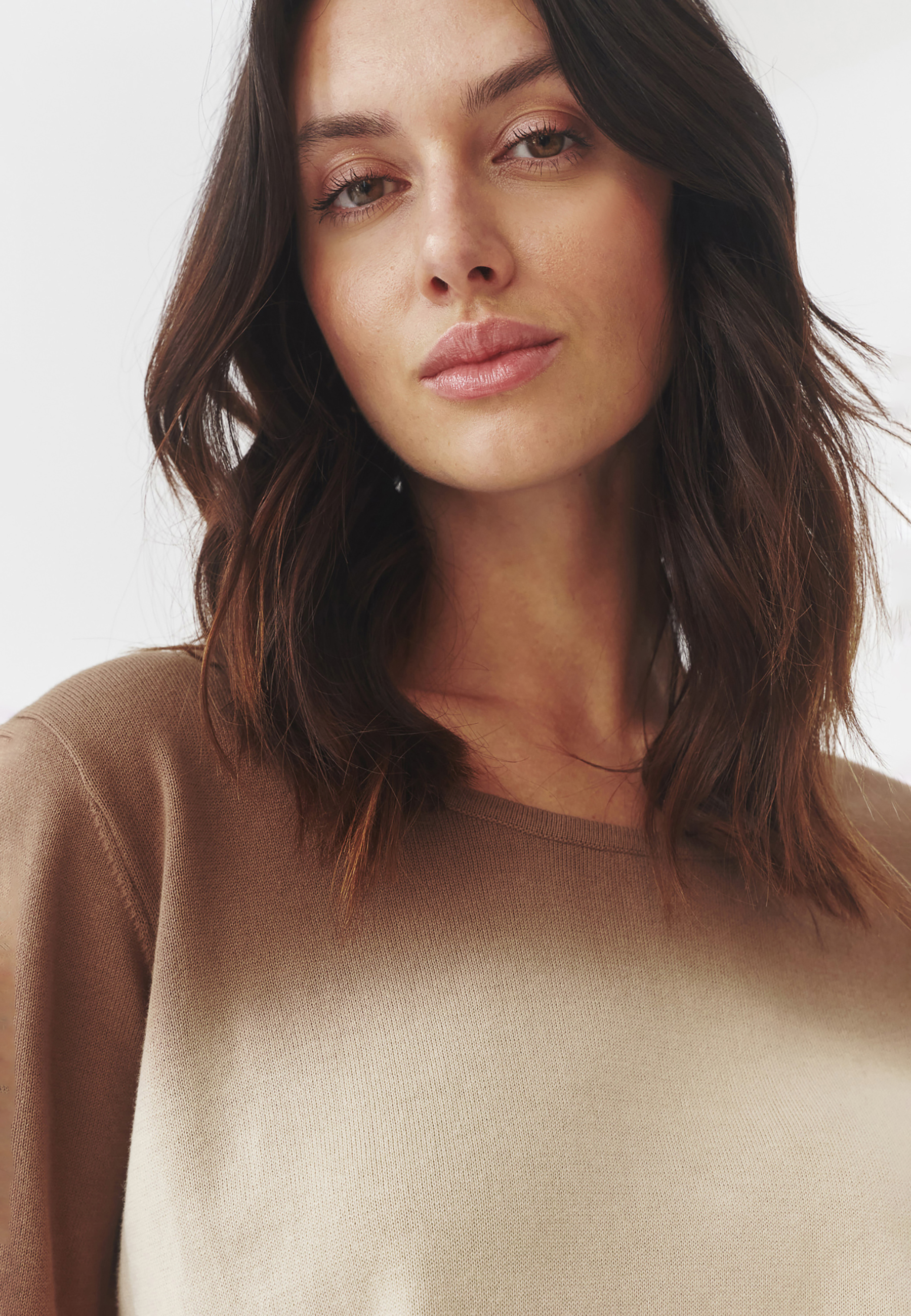 DÁMSKÁ BAVLNĚNÁ HALENKA S PŘECHODOVÝM POTISKEM - ANKARA