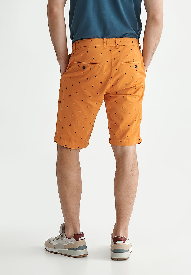 PANTALONI SCURȚI PENTRU BĂRBAȚI JOE 2A PANTALONI SCURȚI PENTRU BĂRBAȚI JOE 2A PORTOCALIU 2