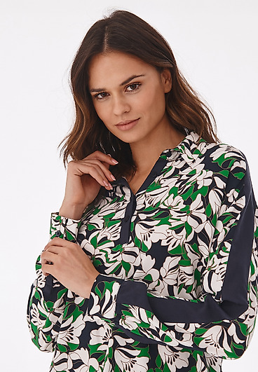 KOSZULA W KWIATOWY WZÓR - NILANA KOSZULA W KWIATOWY WZÓR - NILANA