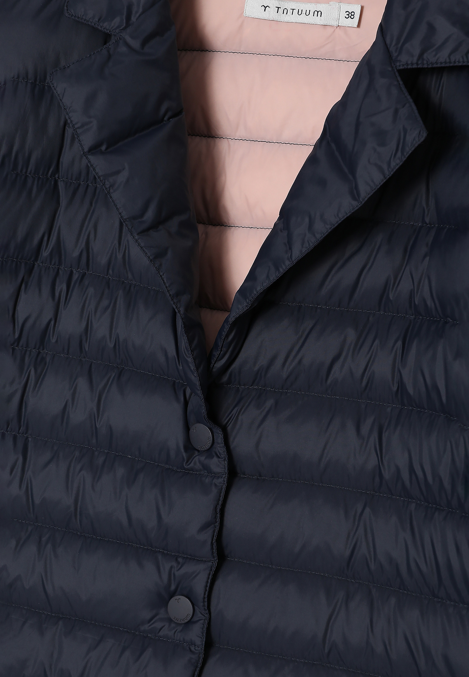 DÁMSKÁ STYLOVÁ PÉŘOVÁ BUNDA S KLOPAMI - KRISANA DÁMSKÁ STYLOVÁ PÉŘOVÁ BUNDA S KLOPAMI - KRISANA TMAVĚ MODRÁ 95255