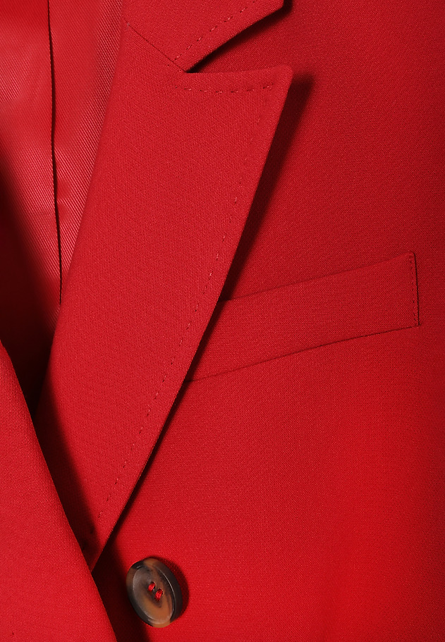 RED DOUBLE-BREASTED LADIES BLAZER — ANKINA 3 RED DOUBLE-BREASTED LADIES BLAZER — ANKINA 3 CZERWONY 9