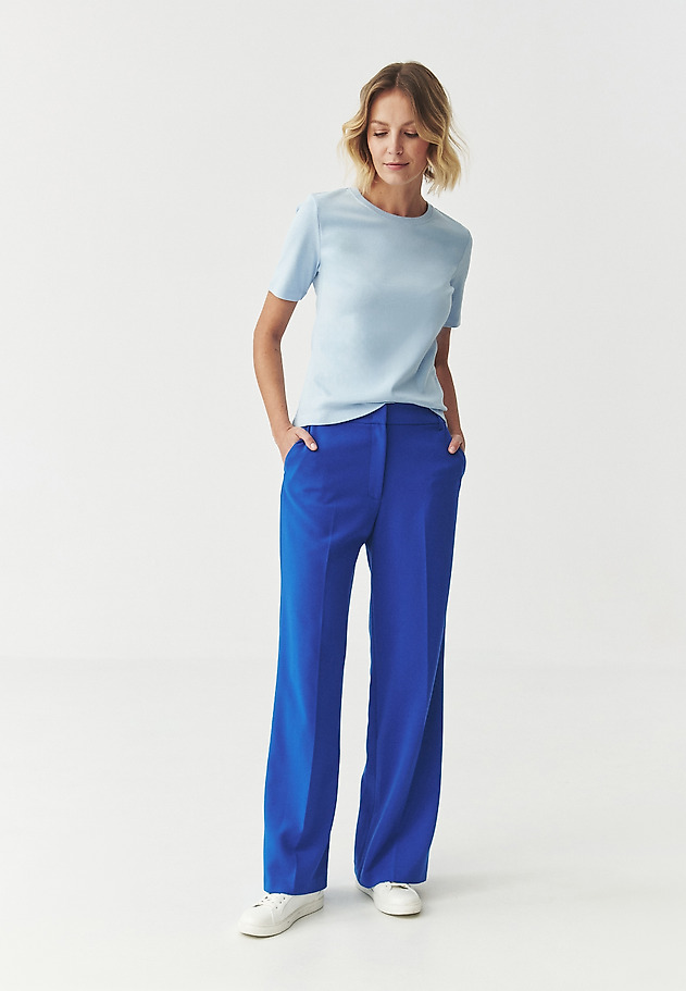 WIDE-LEG TROUSERS — ZARIANA WIDE-LEG TROUSERS — ZARIANA NIEBIESKI 1
