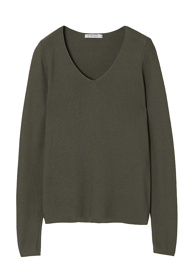 LADIES' CLASSIC SWEATER TESSO LADIES' CLASSIC SWEATER TESSO KHAKI 6