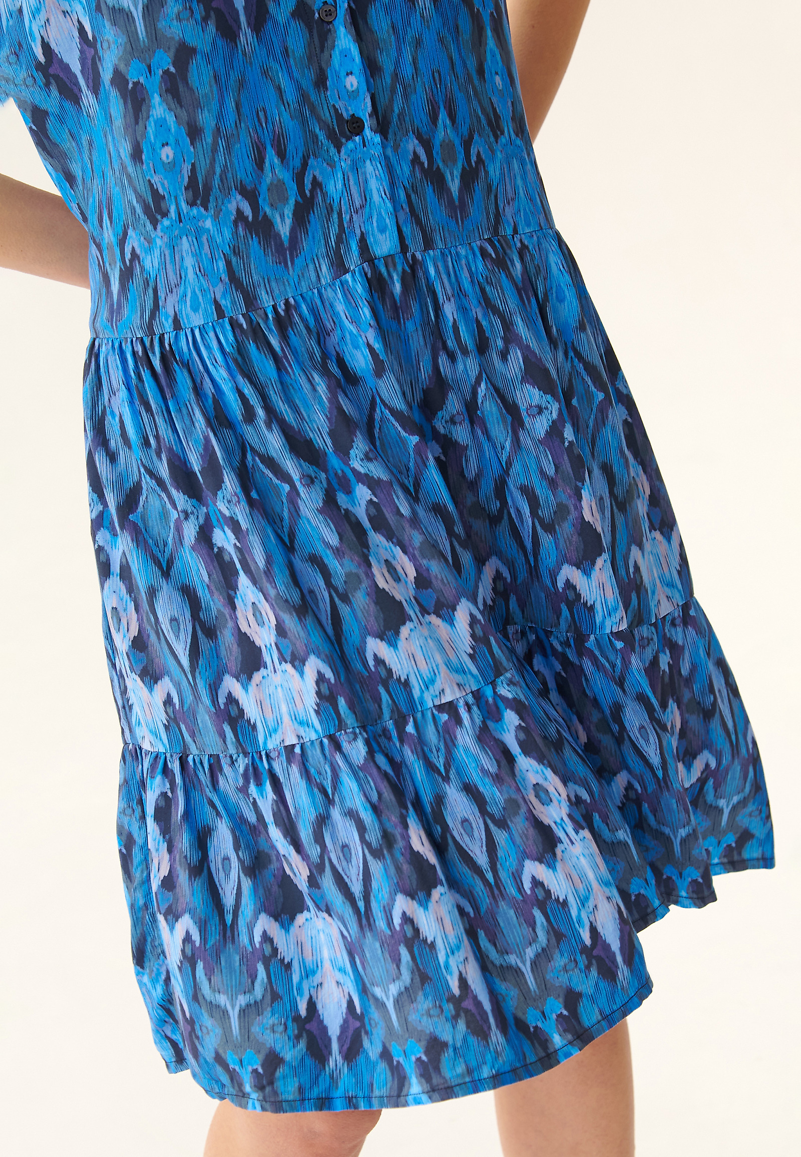 VZOROVANÉ PLÁTĚNÉ ŠATY MIROMI VZOROVANÉ PLÁTĚNÉ ŠATY MIROMI VÍCEBAREVNÝ 88464