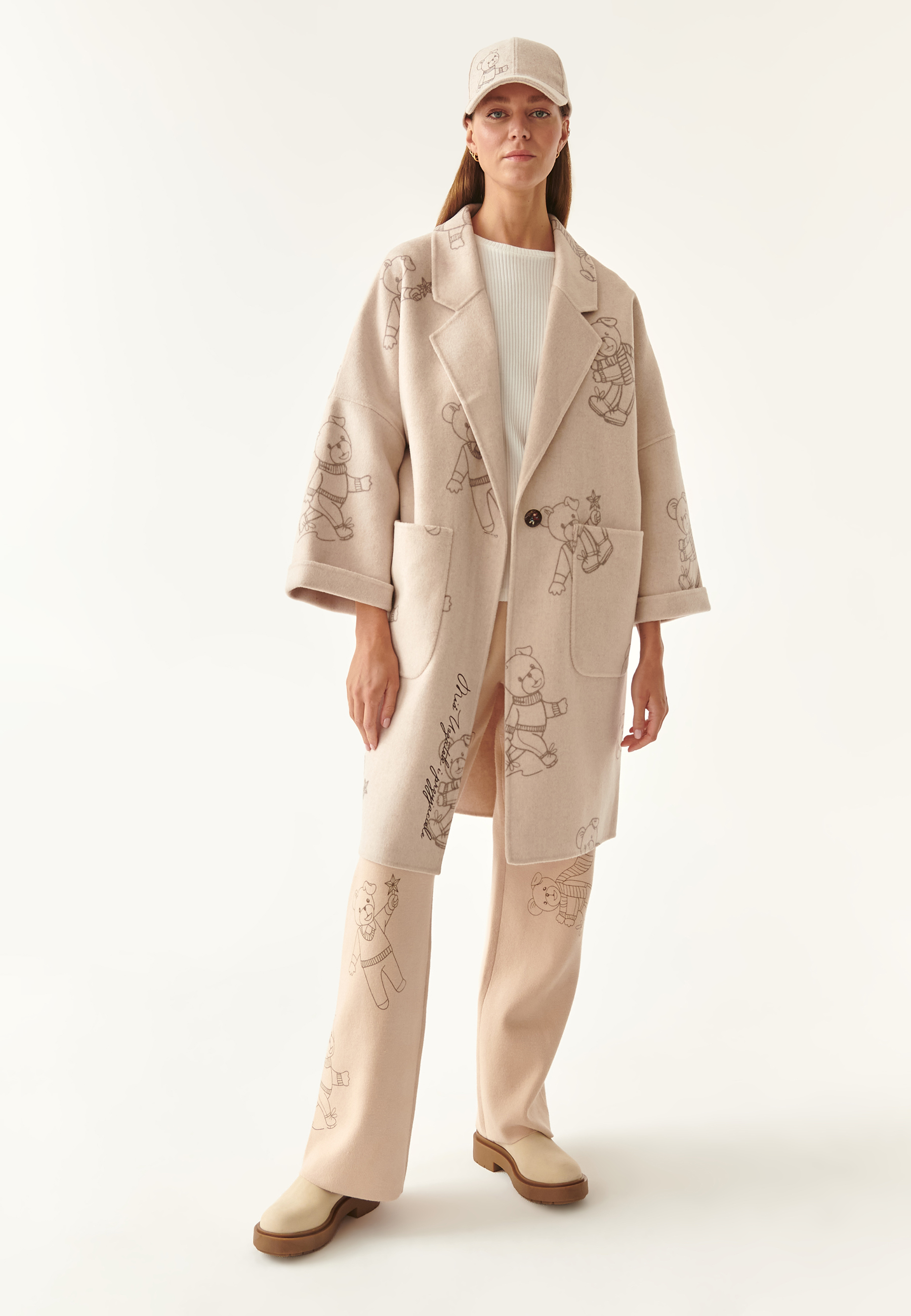 dámsky kabát textilný MISIOLANTA