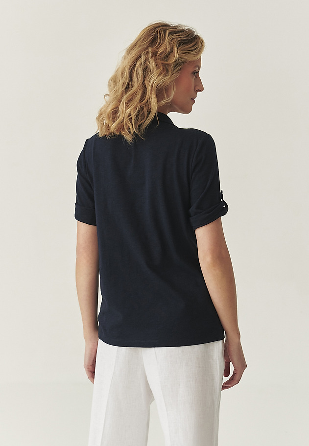 COTTON SHIRT -TETINI COTTON SHIRT -TETINI GRANATOWY 3