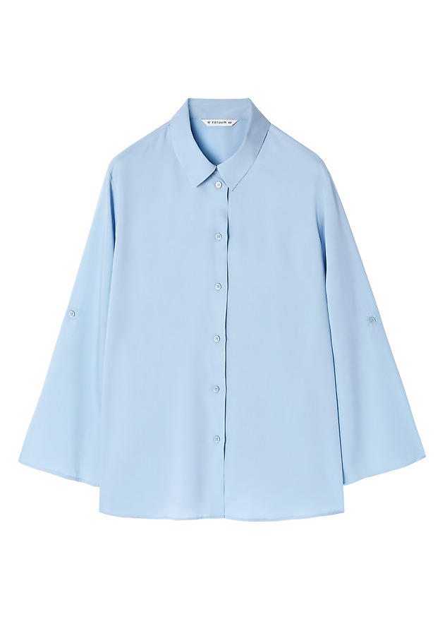 LADIES’ SHIRT WITH ROLLED-UP SLEEVES - ISLA LADIES’ SHIRT WITH ROLLED-UP SLEEVES - ISLA NIEBIESKI 6