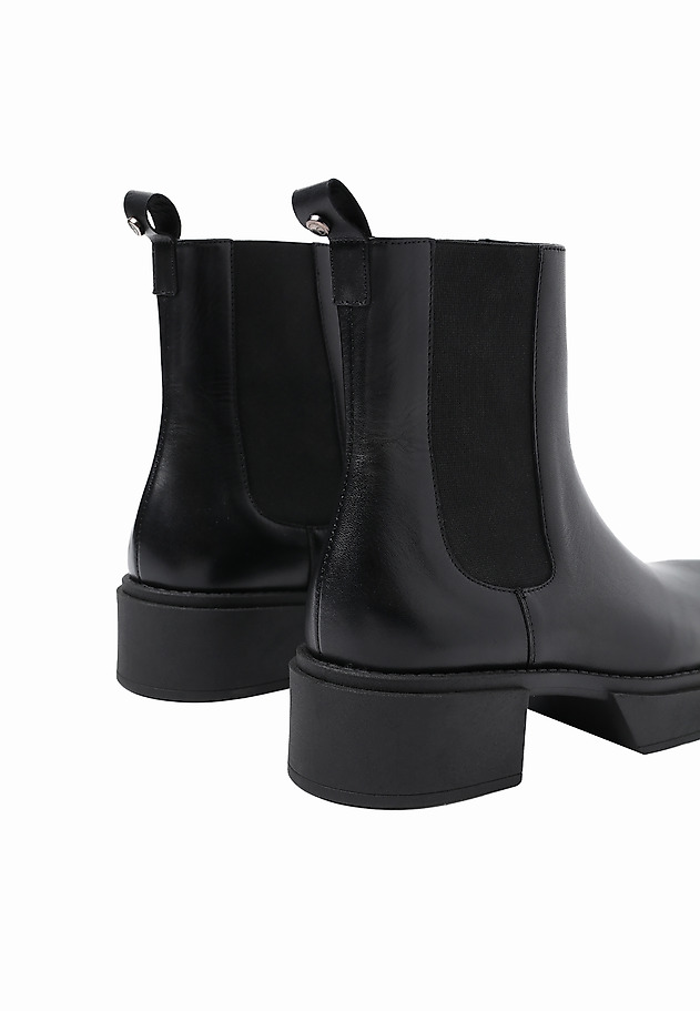 LADIES' NATURAL LEATHER BOOTS — KESJA LADIES' NATURAL LEATHER BOOTS — KESJA CZARNY 5