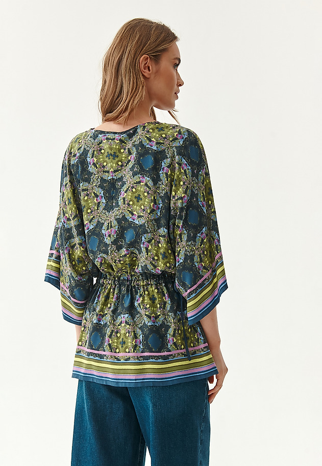 LADIES' WRAP TUNIC BLOUSE MONKONA LADIES' WRAP TUNIC BLOUSE MONKONA MULTIKOLOR 2