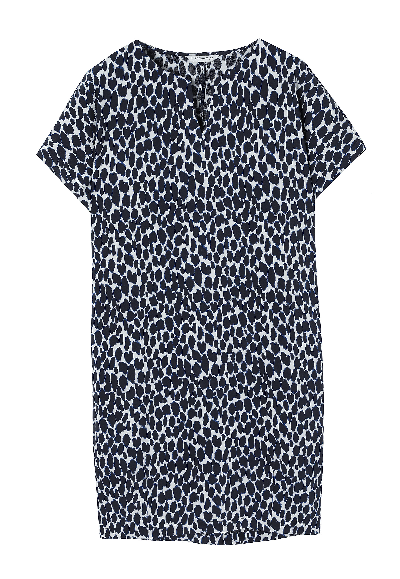 ROCHIE MODELATĂ DIN VISCOZĂ LENZING™ ECOVERO™ - OWERITA ROCHIE MODELATĂ DIN VISCOZĂ LENZING™ ECOVERO™ - OWERITA ALBASTRU 112180