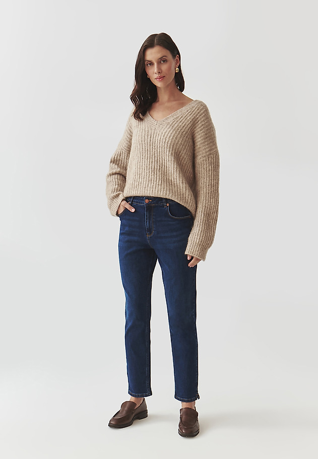 CLASSIC CUT DENIM TROUSERS — CORIA CLASSIC CUT DENIM TROUSERS — CORIA NIEBIESKI 1