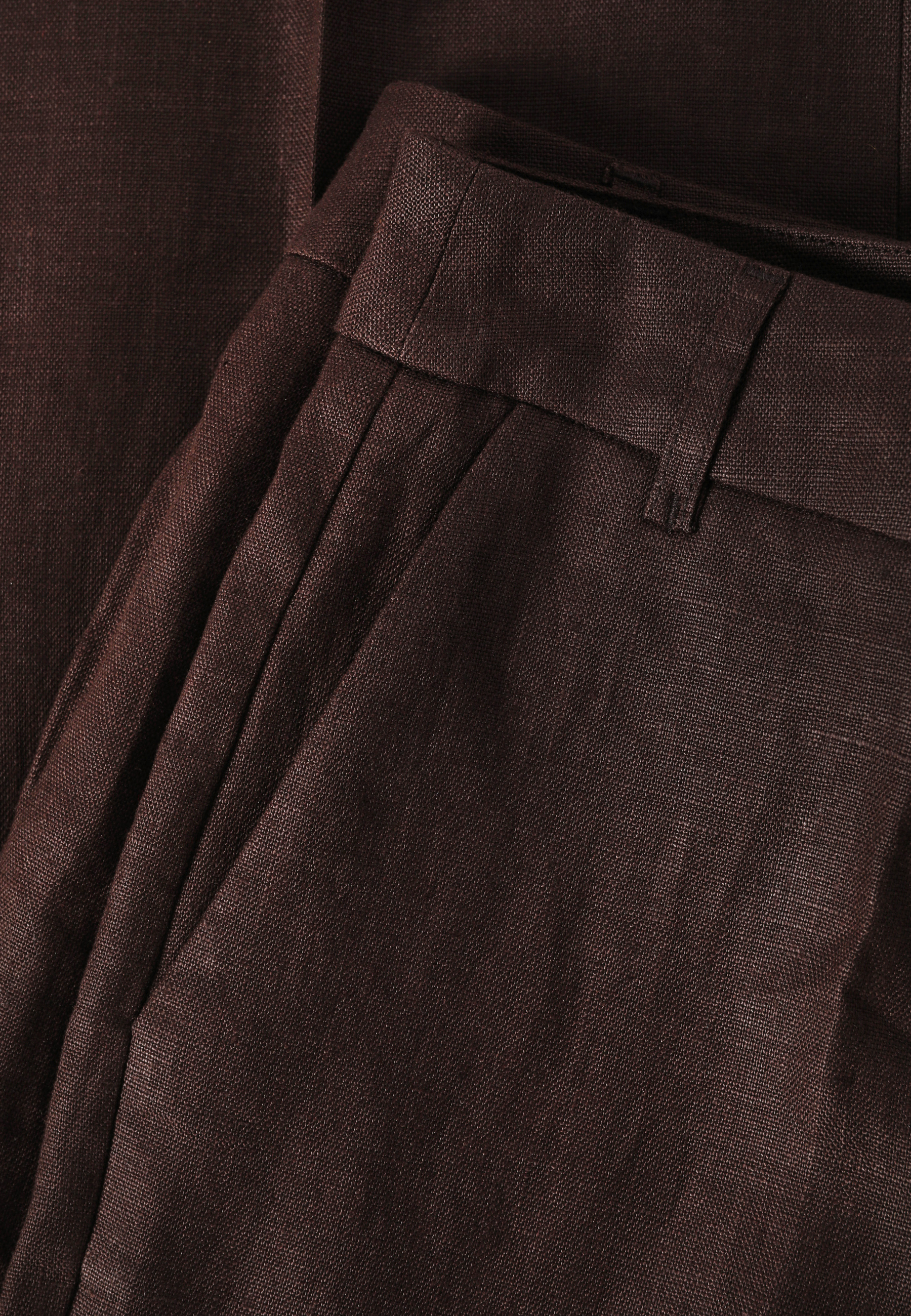 ĽANOVÉ KOSTÝMOVÉ NOHAVICE – MASDA 1 HNEDÁ 2