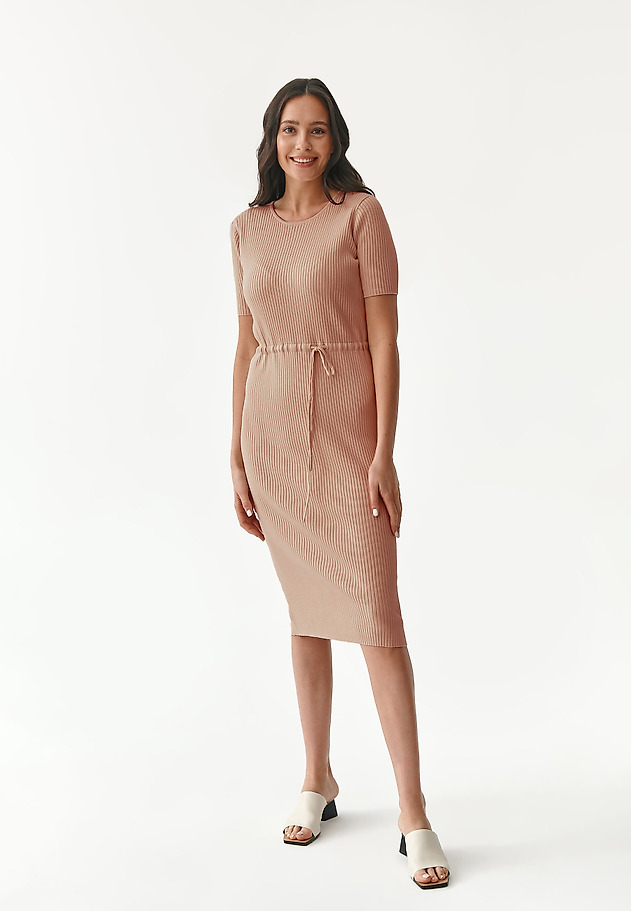FITTED LADIES' DRESS BRILIA 2 FITTED LADIES' DRESS BRILIA 2 BEIGE 5