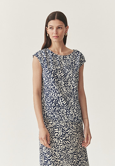 WZORZYSTA BLUZKA Z WISKOZY LENZING™ ECOVERO™ - RAELA CZ WZORZYSTA BLUZKA Z WISKOZY LENZING™ ECOVERO™ - RAELA CZ