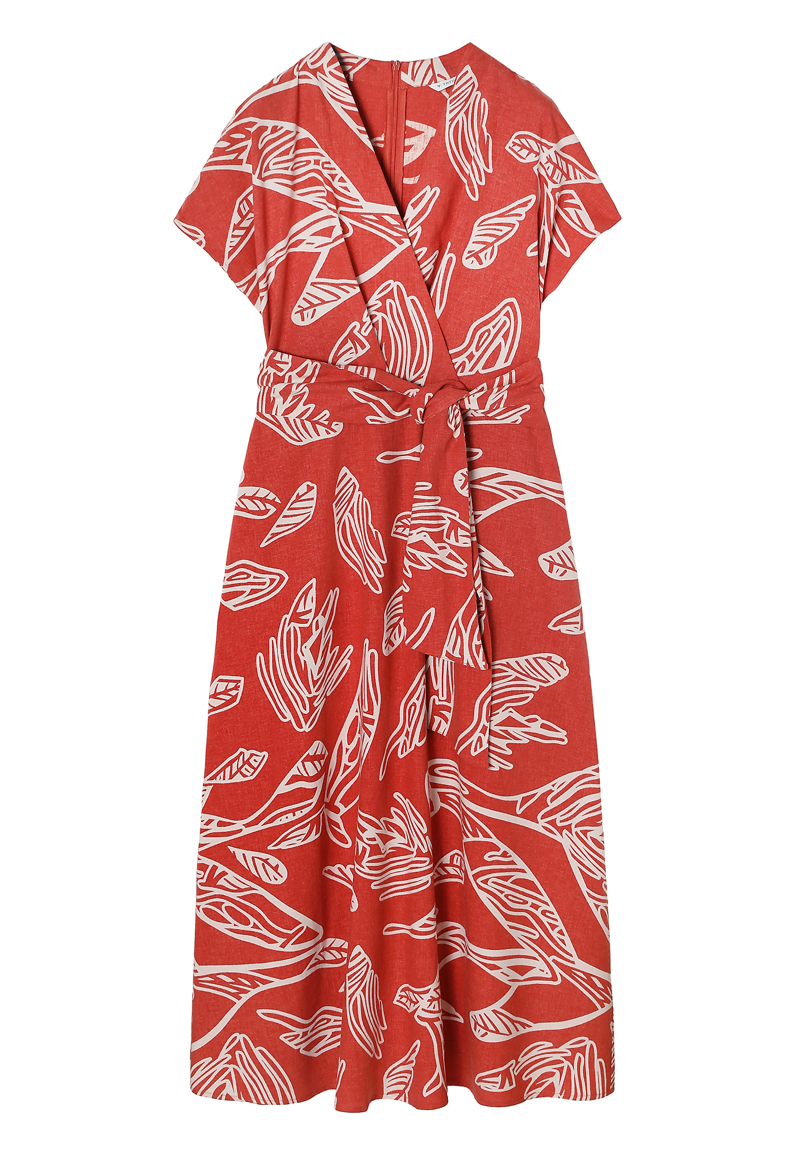 ROCHIE DIN ȚESĂTURĂ CU IMPRIMEU VEGETAL - NESSA ROCHIE DIN ȚESĂTURĂ CU IMPRIMEU VEGETAL - NESSA MULTICOLOR 97026