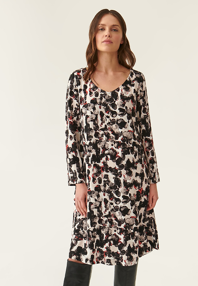 SHORT DRESS WITH WATERCOLOR PRINT MIRI SHORT DRESS WITH WATERCOLOR PRINT MIRI MULTICOLOR 3
