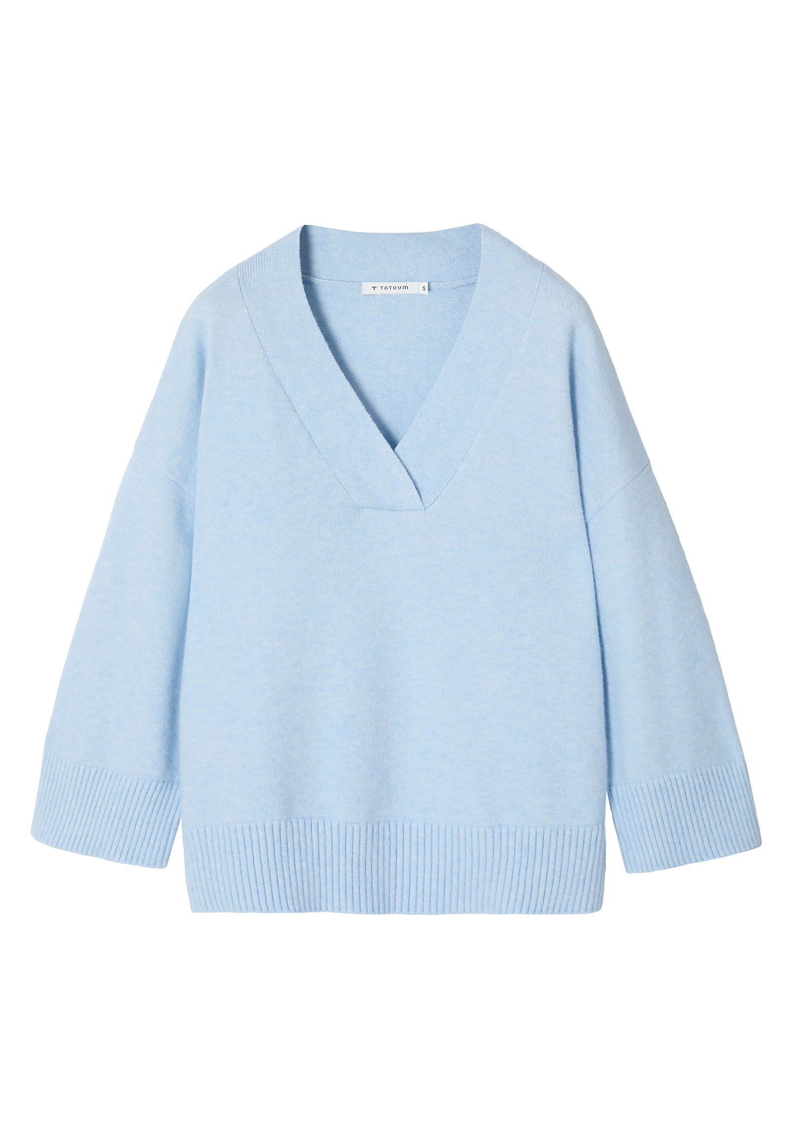 TIMELESS LADIES' JUMPER WITH WIDE SLEEVES — MIU TIMELESS LADIES' JUMPER WITH WIDE SLEEVES — MIU BLUE 105090