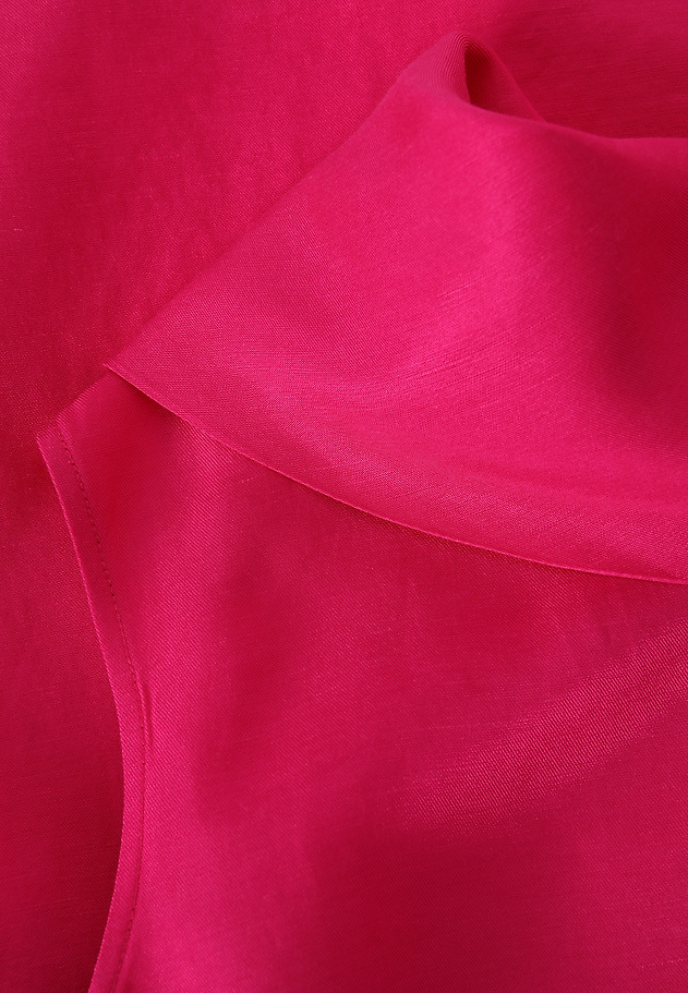 WOVEN DRESS WITH EYE-CATCHING NECKLINE - KAIA WOVEN DRESS WITH EYE-CATCHING NECKLINE - KAIA RÓŻOWY 7