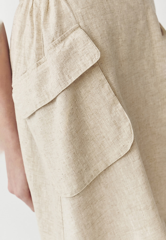 LADIES’ BREATHABLE SKIRT WITH SEWN-IN POCKETS - KONI 2 LADIES’ BREATHABLE SKIRT WITH SEWN-IN POCKETS - KONI 2 BEIGE 4