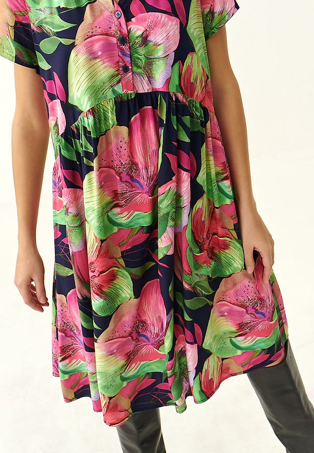 SHORT PRINTED DRESS SFORI SHORT PRINTED DRESS SFORI MULTIKOLOR 5