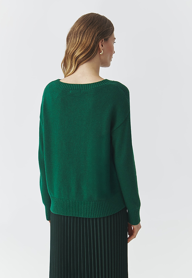 CLASSIC LADIES' JUMPER WITH ROUND NECKLINE — JOEL CLASSIC LADIES' JUMPER WITH ROUND NECKLINE — JOEL GREEN 4