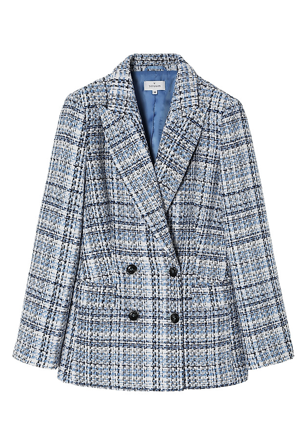 DOUBLE-BREASTED BLAZER — ADAMO DOUBLE-BREASTED BLAZER — ADAMO MULTIKOLOR 7