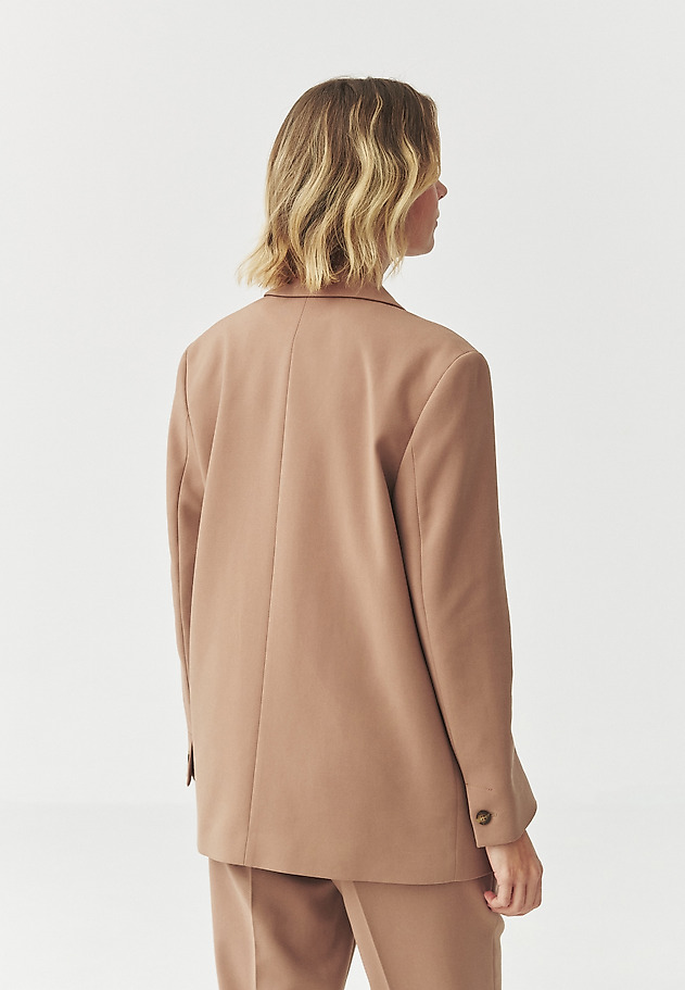 LADIES' WOVEN JACKET — KENEKO LADIES' WOVEN JACKET — KENEKO BEŻOWY 4